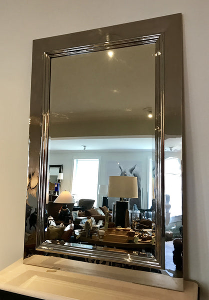 Ralph Lauren Home Duke Polished Steel Mirror