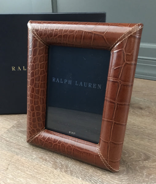 Ralph Lauren Home Bennett Leather Frame 5x7