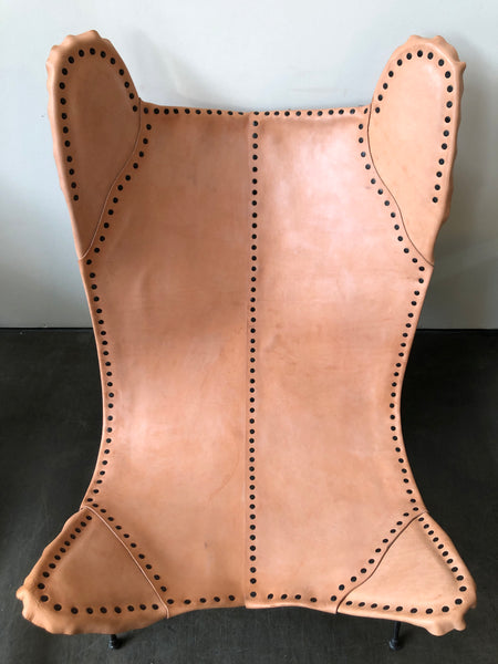 Ralph Lauren Home New Safari Camp Chair in Sunbleached Leather